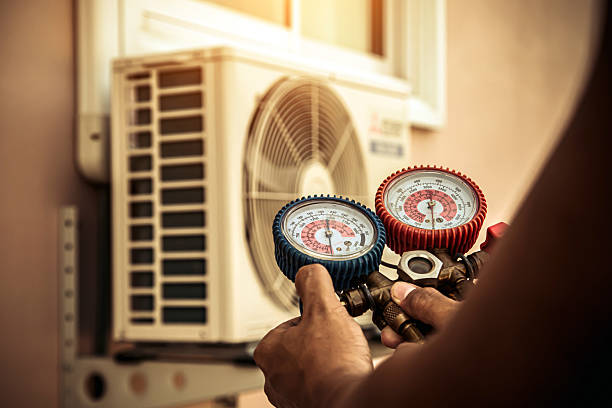 Professional Hvac Maintenance technician working in Six Mile, SC